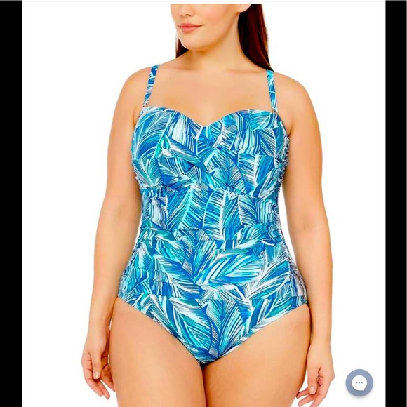 NWT  La Blanca one piece Tummy control Swimsuit - Picture 3 of 11